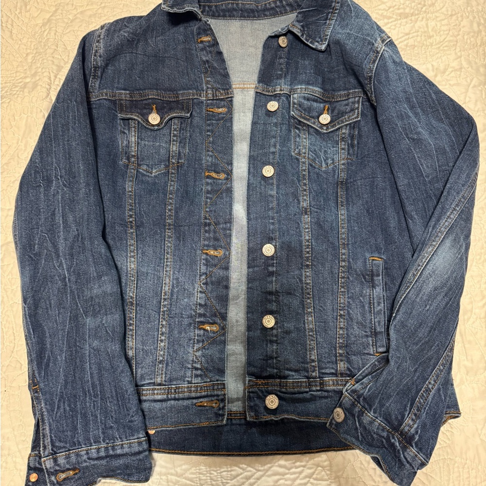 Old Navy Blue Jean Jacket Large